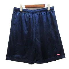 シュプリーム SUPREME スモール ボックスロゴ バギー メッシュ ショーツ ショートパンツ ハーフパンツ Small Box Baggy Mesh Short 23SS ネイビー 紺 S ☆AA★のサムネイル
