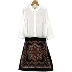 SIMPLICITE シンプリシテェ ワンピース 日本製 Lサイズ a775