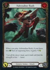 【中古】Flesh and Blood MON263[C]：(Rainbow Foil)Adrenaline Rush (1)