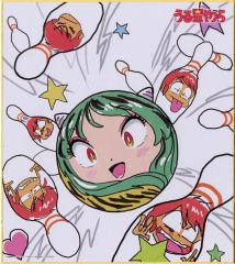 [Used] Paper product: Lum & Ataru Moroboshi (Bowling) - Replica illustration by Naoyuki Asano - "Urusei Yatsura Blu-ray/DVD BOX Vol.04" - Store-exclusive purchase bonus