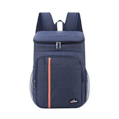 【在庫処分】コンテナ ストレージ 旅行 冷凍庫 釣り コールド ホット ハイキング メンズ ビーチ レディース 学校 バックパック バックパック オフィス 防水 キャンプ 18L バッグ BBQ用 断熱クーラー (ブルー) NUZAMAS