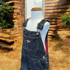 【size90】OSHKOSH B’gosh オシュコシュ　オーバーオール　フリース