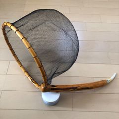 新作AB級 渓流タモ 吉田漁網3mm目手すき網付(径27C)No.42720AB