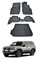 ランドクルーザー LC250 2024(R6).4〜 3D ラバーマット フロアマット ブラック 防水 防汚 防傷 カスタム アウトドア レジャー ドレスアップ カーマット