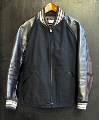 A-187 古着 BEAMS(ビームス)スタジャン ネイビー Sサイズ - メルカリ