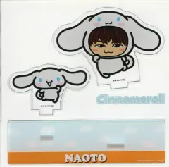 【中古】アクリルスタンド・アクリルパネル NAOTO(三代目 J SOUL BROTHERS) アクリルスタンド 「居酒屋えぐざいる×シナモロール」 着ぐるみグッズ個別オンラインガチャ景品