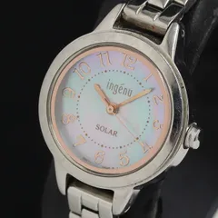 セイコー アルバ AS01-0AF0 電波ソーラー シェル文字盤 レディース腕時計 KRH 2000000 NSK