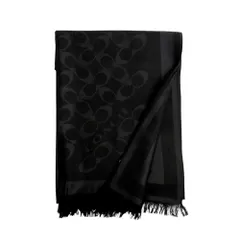 【数量限定品】コーチ COACH マフラー ストール CO100562-001 レディース メンズ ブラック マフラー