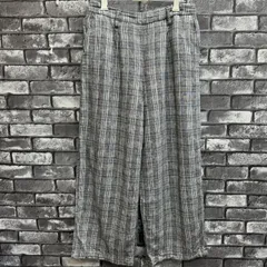 【used items】　【BACK NUMBER】　バックナンバー　レディース　ボトムス　パンツ　チェック　ワイド　カジュアル　ウエストゴム　Lサイズのサムネイル