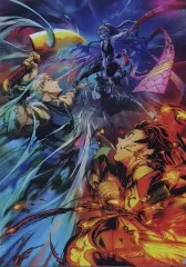 【中古】クリアファイル 第二弾キービジュアル ランチョンマットケース 「鬼滅の刃 遊郭編×ufotable Cafe×マチ★アソビCAFE」