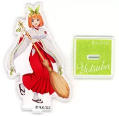 【中古】アクリルスタンド・アクリルパネル [単品] 中野四葉(小) 描き下ろしデザインアクリルスタンド 「五等分の花嫁∬×UCカード」 全券種購入特典