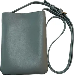 La Mer Shop スマホポシェット ショルダー ポーチ ケース ショルダーバッグ 斜めがけ 携帯用 メンズ レディース 男女兼用( ブルー)