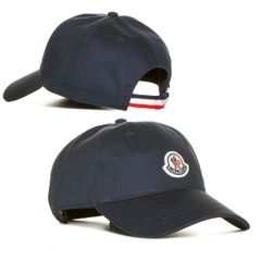 7 MONCLER モンクレール 3B00054 V0090 ネイビー ロゴワッペン ベースボールキャップ 男女兼用