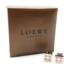 【美品】LOEWE ロエベカフス シルバー LOEWE 超美品 ロエベ ナパ ツイスト カフス シン バングル