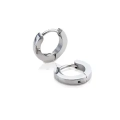 【在庫セール】[Puente] ピアス フープピアス ステンレス メンズ レディース リングピアス 両耳セット フープ リング シンプル ステンレスピアス