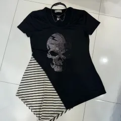 希少 MAD PUNKS フード付き髑髏チェーン 変形カーディガン 黒赤 希少 MAD PUNKS フード付き髑髏チェーン 変形カーディガン 黒赤