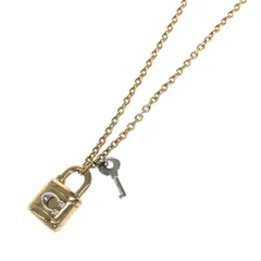 COACH コーチ チェーン ネックレス   ゴールドカラー  レディース パドロック/鍵/プレートブラス　240001136991