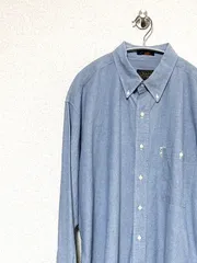 【CHAPS RALPH LAUREN】90s L/S シャンブレーシャツ 16 1/2 チャップス ラルフローレン ヴィンテージ 古着