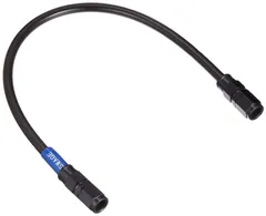 新品 スウェッジライン(Swage Line) SWAGE LINE イージーオーダーブレーキホース 汎用ホース ストレートフィッティング アルミ(ブラック) ブラックスモークホース 375mm BAKB-1010M-0375