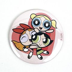 파워 퍼프 걸즈 캔 배치 미러 거울 파워 퍼프 Power puff Girls 일본제