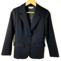 ジェイアンドエムデヴィッドソン J&M DAVIDSON ジャケット テーラード 日本製 ウール100％ ロゴボタン ポケット付き 裏地付き ブラック 10サイズ 937749のサムネイル