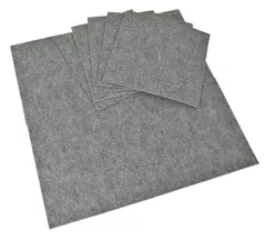 【特価セール】グレー 30X30cm 9枚組 ループ 吸着ぴたマット 国産タイルカーペット ワタナベ工業