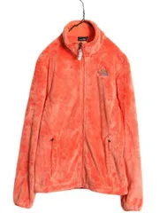 【お得なクーポン配布中!】 US企画 ノースフェイス フルジップ フリース ジャケット レディース M / The North Face 毛長 ジャンパー ブルゾン アウトドア 毛足 蛍光