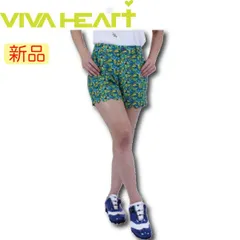 【新品・未使用】ラスト1点！  Mサイズ ビバハート キュロットスカート レディース  ショートパンツ ストレッチハーフパンツ ゴルフウェア 012-75241  花柄 かわいい ウエスタン VIVA HEART