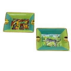 エルメス ゴールド カメ 亀 アッシュトレイ 灰皿 小物入れ 金縁