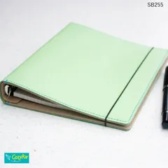 SB255 HB×WA5サイズ システム手帳 ライトグリーン・ベージュのサムネイル
