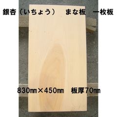 大型まな板】銀杏 いちょう 天然木 一枚板 業務用 No.123 - メルカリ