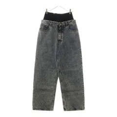 【ALAIA】アライア コットン ジーンズ デニム ワイド ALAÏA High Waisted Round Jeans in Denim | ALAÏA US