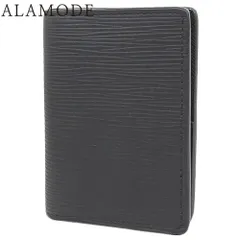 LOUIS VUITTON(ルイ・ヴィトン) エピ カードケース オーガナイザー・ドゥポッシュ カードケース カードホルダー 名刺入れ パスケース 定期入れ ブラック黒 M60642 メンズ 40601126214【中古】【アラモード】