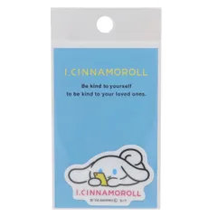 【メール便】シナモロール ステッカー グリッターミニステッカー スマホ アイシナモロール サンリオ ゼネラルステッカー ダイカットシール デコステッカー キャラクター グッズ 