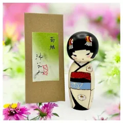 創作こけし　沖いずみ作　(うふふ) 創作こけし 沖いづみ 【 福福Fukufuku 】 KokeshiDoll - メルカリ