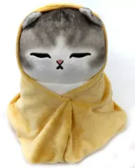 【中古】ぬいぐるみ 包まれにゃんこ(橙色) BIGぬいぐるみ 「mofusand」