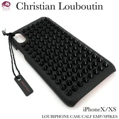 残り１【新品】クリスチャン ルブタン スタッズ iPhoneケース ユニセックスダストバッグ対応