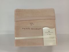PIERRE BALMAIN/ピエール・バルマン　ニューマイヤー毛布　140cm×200cm【中古品】