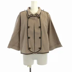 アクシーズファム axes femme タグ付き ダブルボタンカレッジJK ジャケット フリル F ピンクベージュ CI413X01 /ROのサムネイル