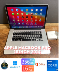 ［良品］Apple MacBook Pro 15inch 2014/Core i7 2.8GHz/16GB/SSD256GB/Windows11/Office 2021/412