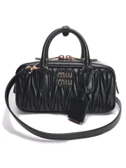 ミュウミュウ MIU MIU アルカディ マテラッセレザー ミニバッグ MIU5BB142AN88 ブラックのサムネイル