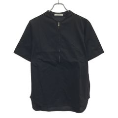 CINOH チノ CLEFF HALF ZIP T-SHIRT ハーフジップTシャツ 24SCU901 ブラック F