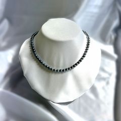 あこや真珠ネックレス（黒染）6.0ｍｍ珠/43cm EJC-NE0003（P8000）