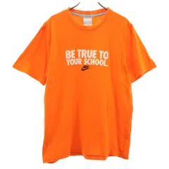 NIKE ナイキ 半袖 Tシャツ M オレンジ メンズ 古着