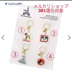 DISNEY STORE 完売 バラ売り wdw キーチェーンセット 新品未使用のサムネイル