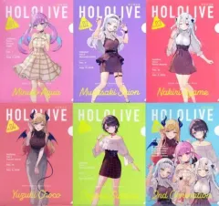 【中古】クリアファイル 全6種セット A4オリジナルクリアファイル 「バーチャルYouTuber ホロライブ×明治 推しチョコキャンペーン 明治ホロライブ推しチョコ大作戦」 ローソン限定 対象商品購入特典