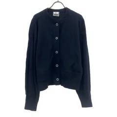 THE SHINZONE ザシンゾーン 日本製 長袖 クルーネック カーディガン F ブラック レディース 古着