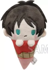 【中古】ぬいぐるみマスコット・ぬいぐるみバッジ エレン・イェーガー 「進撃の巨人 アイスたぴぬい」