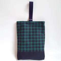 ハンドメイド リバーシブル チェック × 星 シューズケース シューズケース 上履き入れ 上履きバッグ シューズバッグ 上靴入れ 上靴バッグ 上履きバック 上靴ケース シューズバック シューズ入れ 入園 入学 スター 男の子 女の子 タータンチェック シンプル