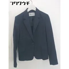 ◇ WORK TRIP OUTFITS GREEN LABEL RELAXING UNITED ARROWS 長袖 テーラードジャケット サイズ36 ネイビー系 レディース  【中古】 【1201040002224】